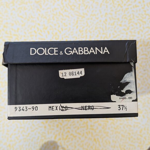 Dolce & Gabbana Pointed Toe Ankle Strap Pumps 37.5 - Picture 11 of 12
